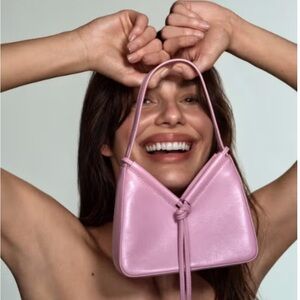 Reformation Pink Mini Chiara convertible bag